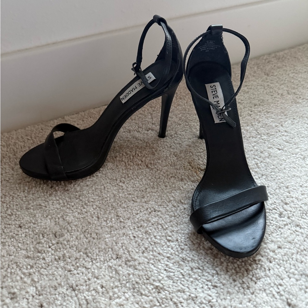 Steve Madden Black Women's Heels